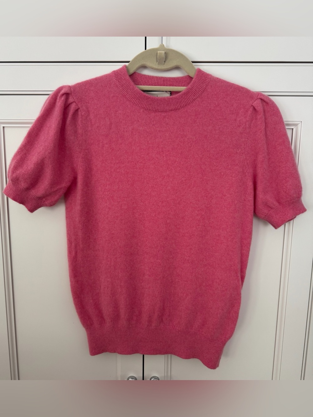 Tuckernuck Bubblegum Pink Cashmere Crewneck Sweater